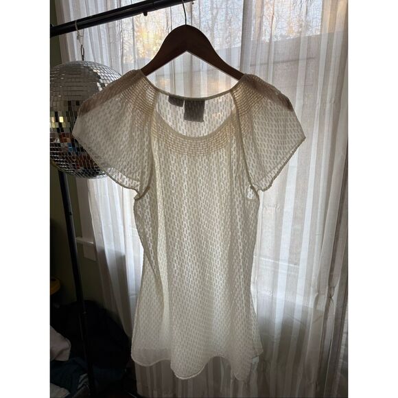 Girls From Savoy Anthropologie Sheer Blouse - Picture 3 of 3